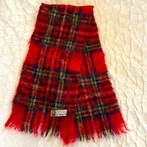 Royal Stewart Vintage plaid Mohair Scarf